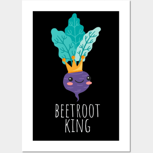 Beetroot King Cute Posters and Art